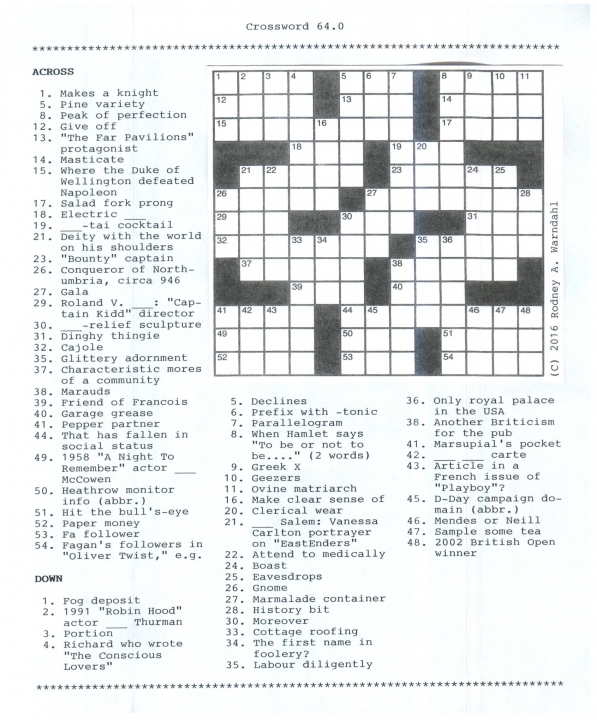 Crossword 64.0