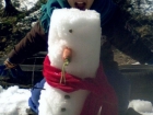 Little Sis Snowman Friendly 2013