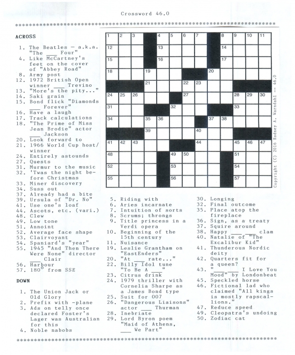 Crossword 46.0