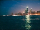 Chicago skyline, part of it anyway, from Lake Michigan